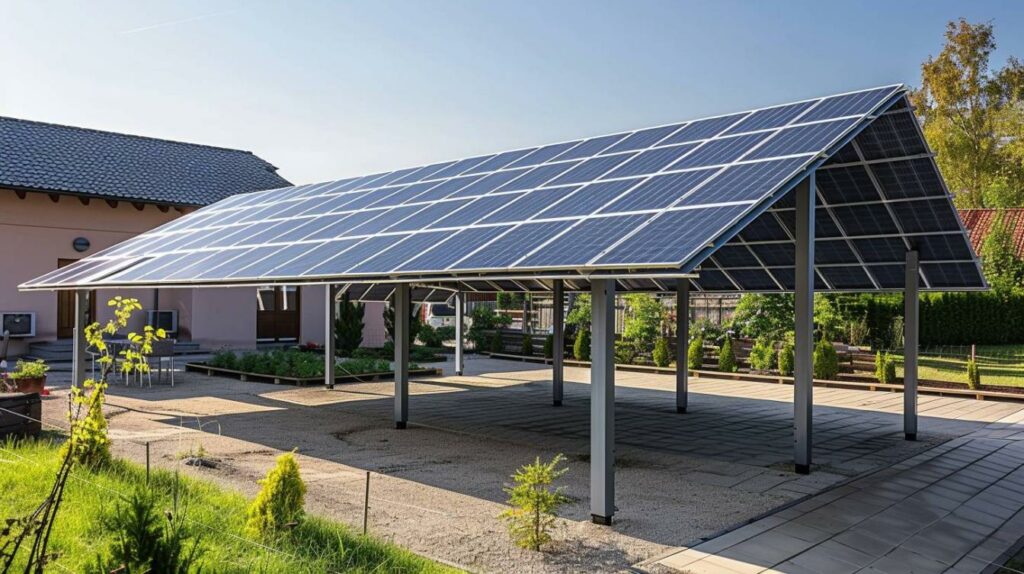 Avantages d’un carport solaire de 40m2
