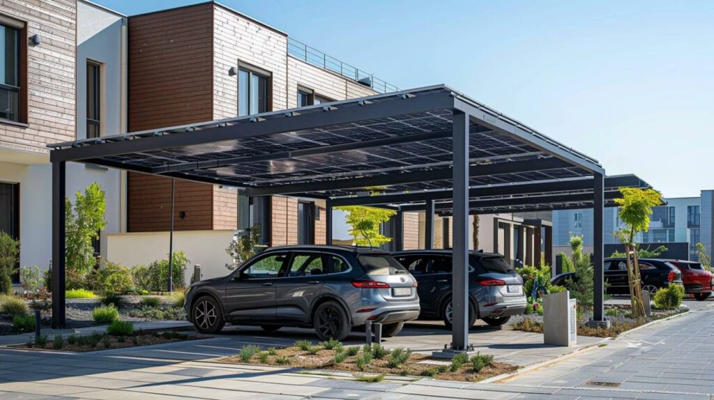Intégration de carports solaires dans l’architecture