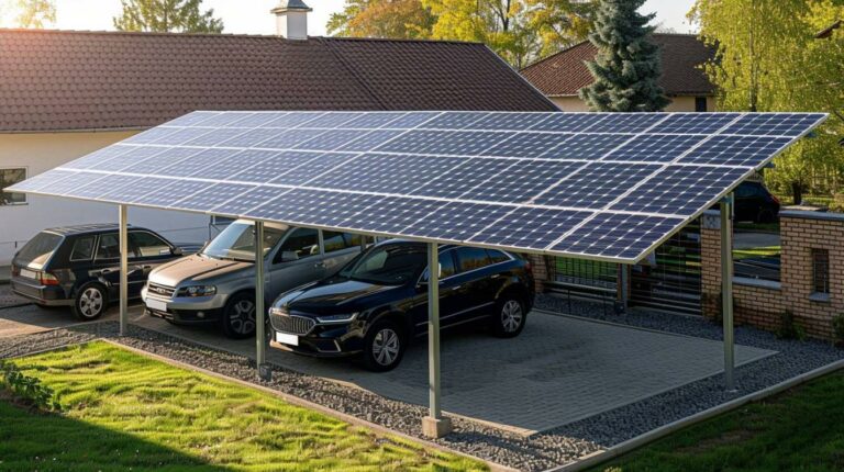 Les avantages des carports solaires