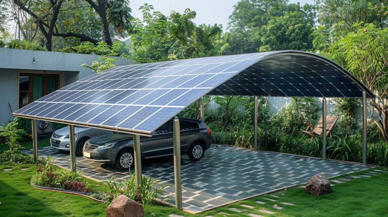 Optimiser votre espace extérieur avec un carport solaire