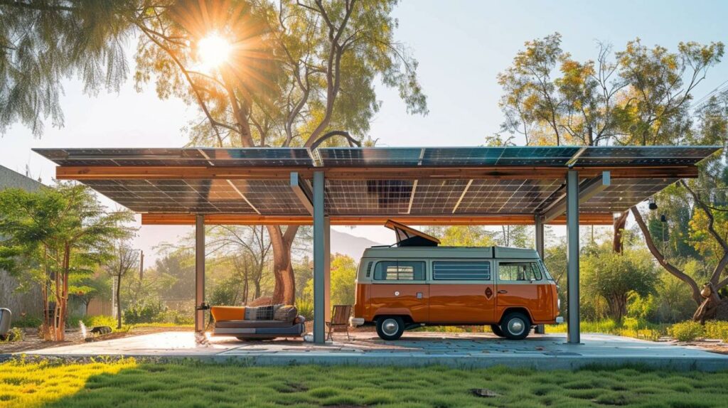 Optimisez votre camping-car avec un carport solaire
