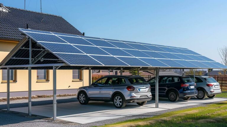 Optimisez votre espace avec un carport solaire pour 3 voitures
