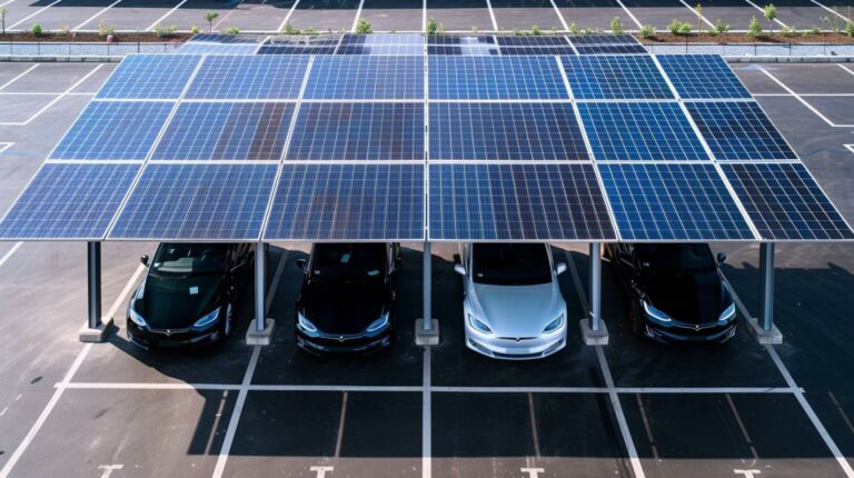 Carports solaires : des projets innovants